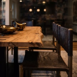 work table and chairs